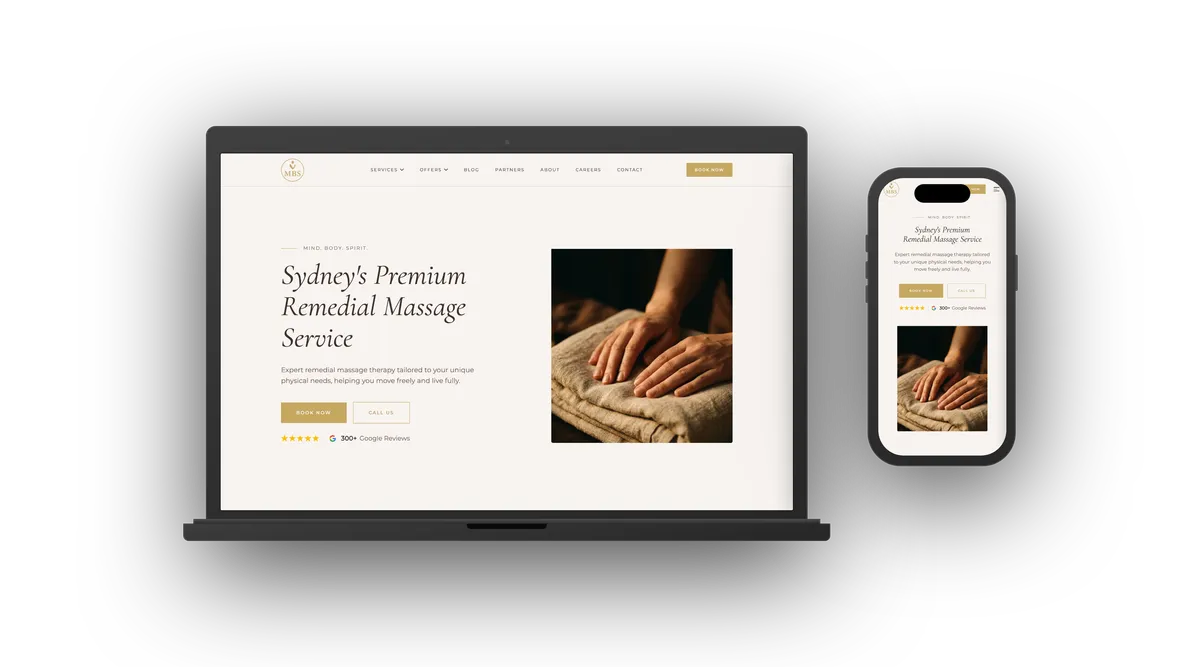 MBS Remedial Massage — Health & Wellness · Sydney website