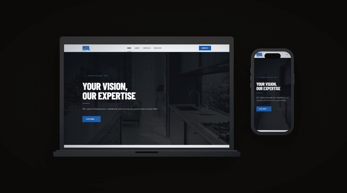 MQL Constructions — desktop and mobile